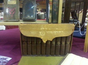 A lovely little set of Shakespeare's works in it's original box - offered by Jonathan Smalter of Yesterday's Muse