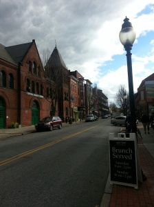 A street view in York, PA