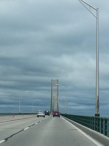 Crossing the Mackinac Island Bridge